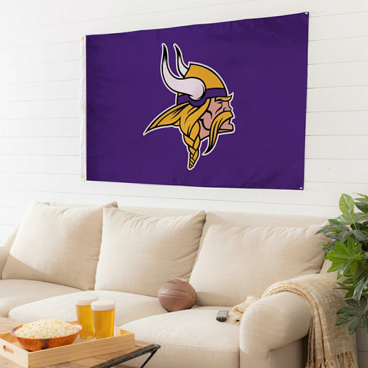 Team Sports America Trending - Minnesota Vikings Single Sided Estate Flag with 2 Grommets, 3'x5'