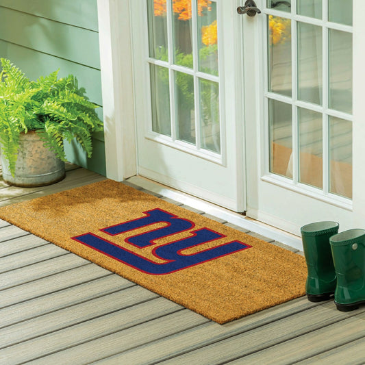 Team Sports America Classic - New York Giants Extra Large Full Color Coir Mat, 60"x24"