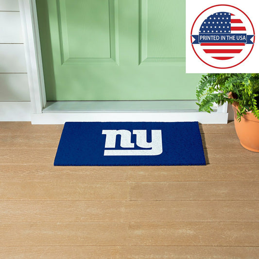 Team Sports America Everyday - Full Color PVC Mat, 16" x 28", New York Giants