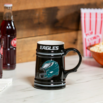 Team Sports America Everyday - Philadelphia Eagles Ceramic Stein Cup, 24oz