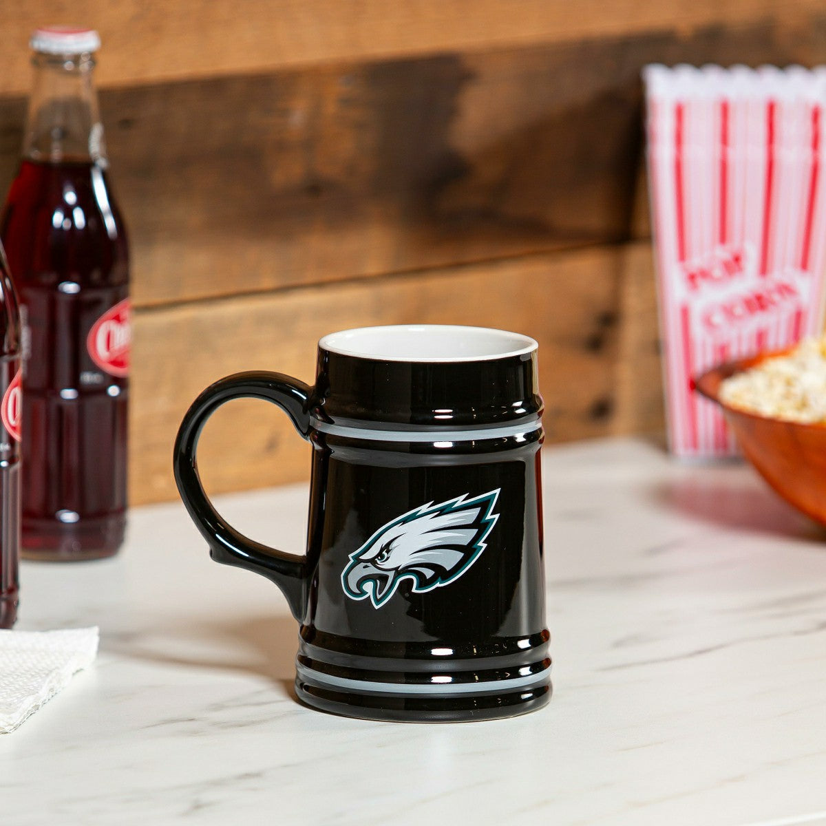 Team Sports America Everyday - Philadelphia Eagles Ceramic Stein Cup, 24oz