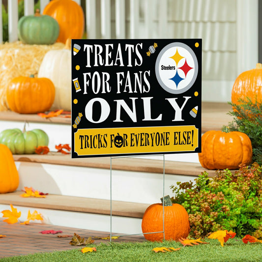 Team Sports America Value - Pittsburgh Steelers Coroplast Yard Sign, Halloween Treats for Fans