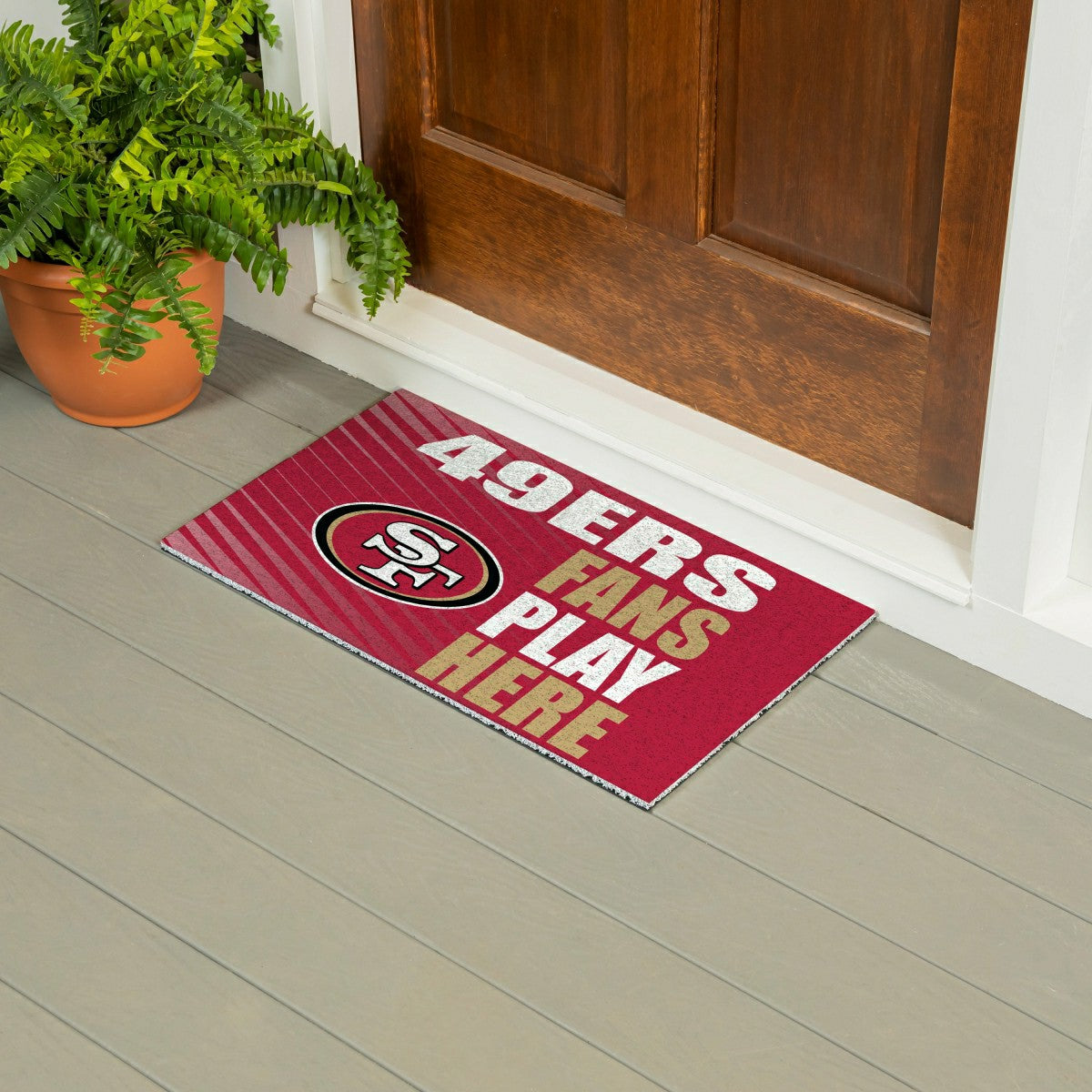 Team Sports America Value - San Francisco 49ers Fan Mat, 28"x16"