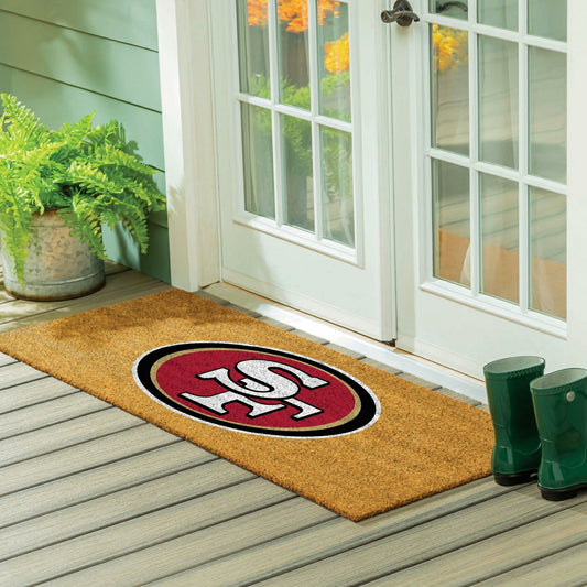 Team Sports America Classic - San Francisco 49ers Extra Large Full Color Coir Mat, 60"x24"