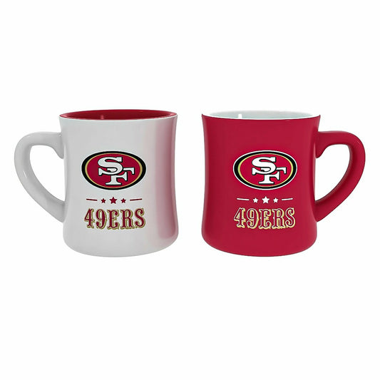 Team Sports America Value - San Francisco 49ers 10oz Ceramic Cup Set, 2pc