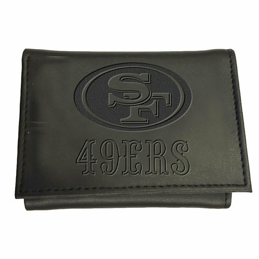 Team Sports America Exclusive - San Francisco 49ers, Tri-Fold Wallet, Black