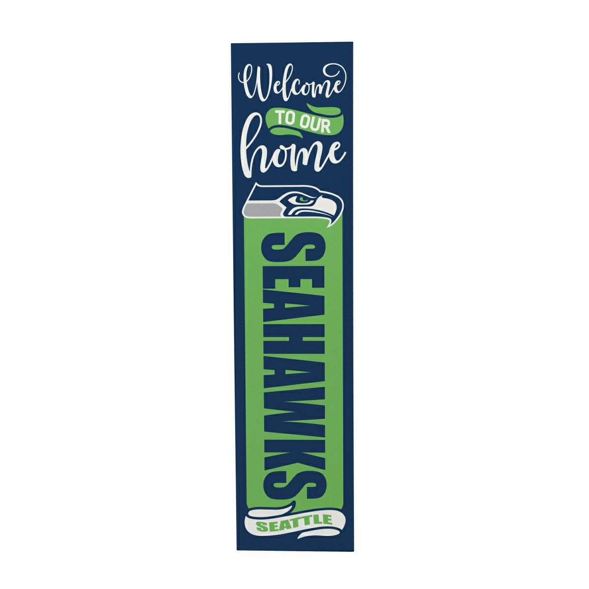 Team Sports America Trending - 47" Double Sided Leaner, Seattle Seahawks, Halloween