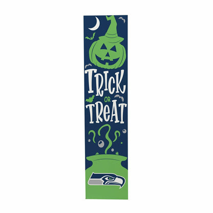 Team Sports America Trending - 47" Double Sided Leaner, Seattle Seahawks, Halloween