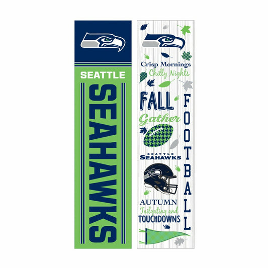 Team Sports America Best Seller - 46" Double Sided Leaner, Seattle Seahawks, Fall Seasonal