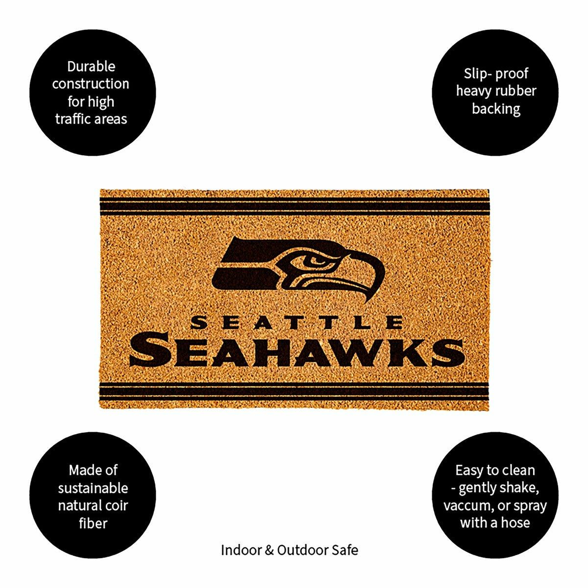 Team Sports America Exclusive - Seattle Seahawks, Coir Mat 1C