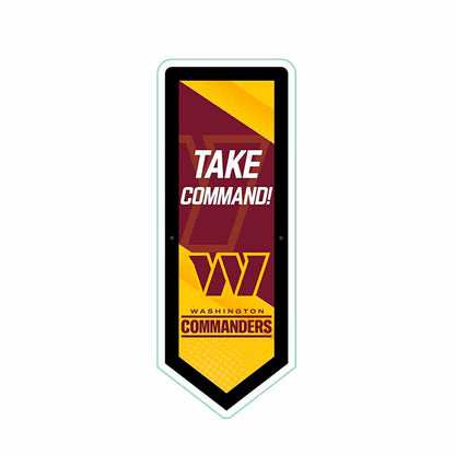 Team Sports America Exclusive - LED Wall Decor, Pennant, Washington Commanders
