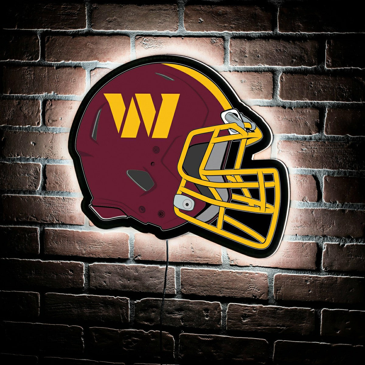 Team Sports America Classic - LED Wall Decor, Helmet, Washington Commanders