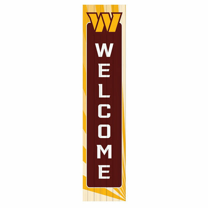 Team Sports America Essential - Washington Commanders Summer Seasonal Single Sided Large Leaner, 46"