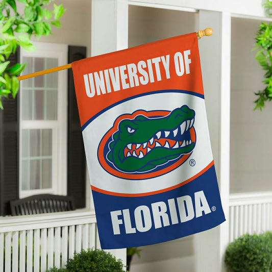 Team Sports America Signature - University of Florida Suede Flag, House