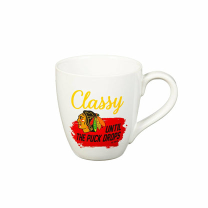 Team Sports America Recommended - Ceramic Cup o' Java 17oz Gift Set, Chicago Blackhawks