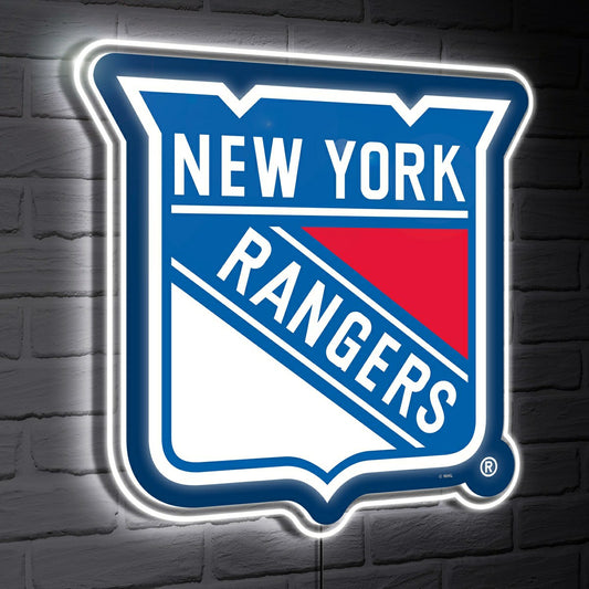 Team Sports America Trending - New York Rangers LED Wall Decor, Glazelite, Logo