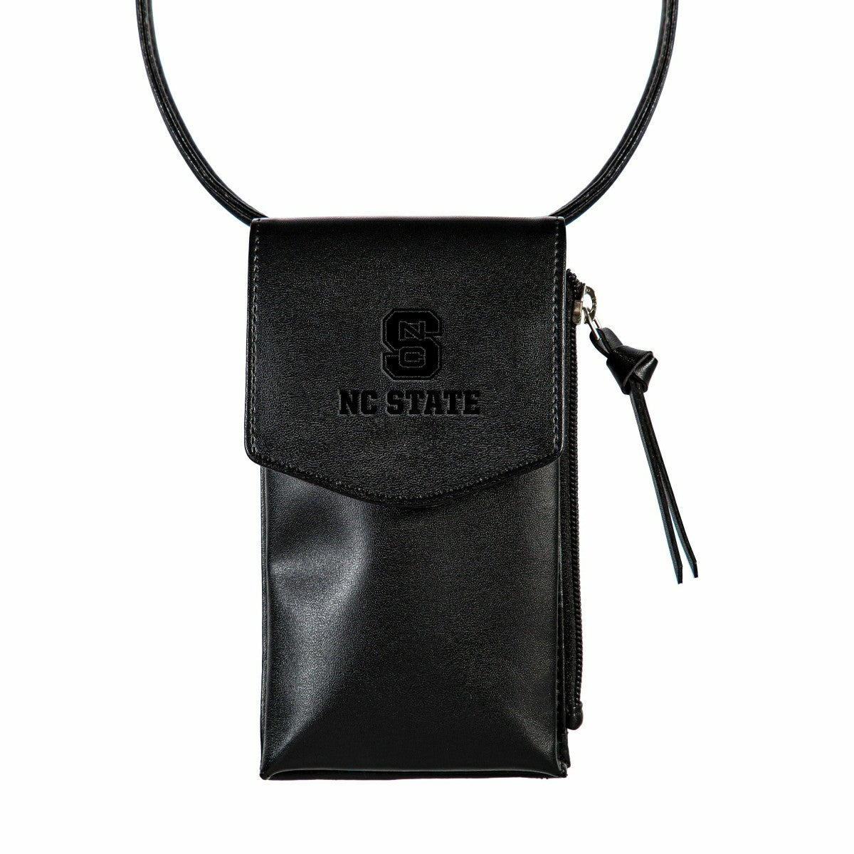 Team Sports America Value - North Carolina State University, Cross Body Wallet, Black