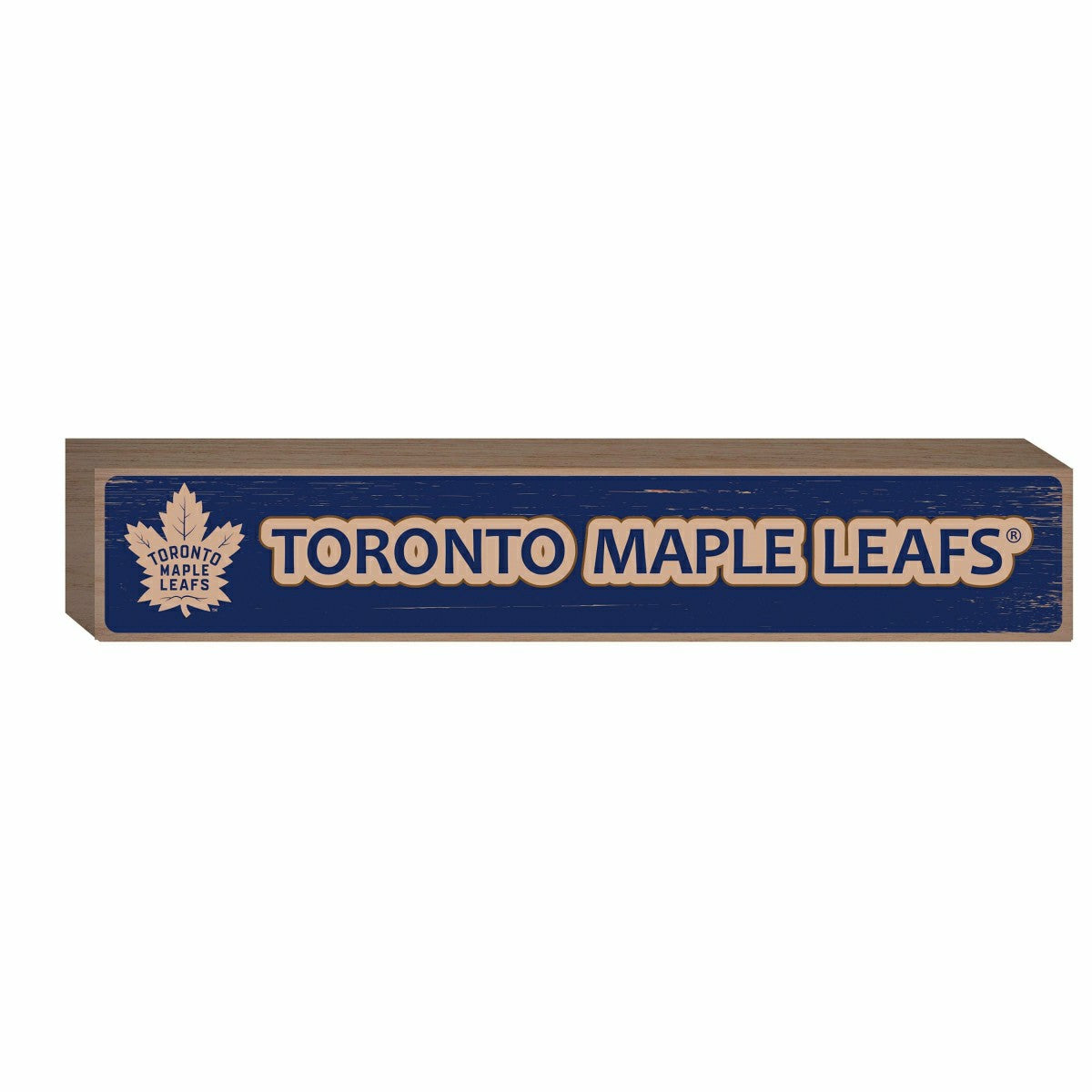Team Sports America Classic - Toronto Maple Leafs Engraved Wood Sign, 3.5" x 18"