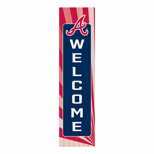 Team Sports America Classic - Atlanta Braves, Summer Seasonal Leaner, 46" Single Sided