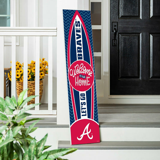 Team Sports America Essential - Atlanta Braves Summer Seasonal Surfboard ECM Exclusive 47" Single Side