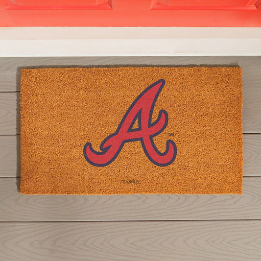Team Sports America Everyday - Atlanta Braves Coir Mat 16"x28"