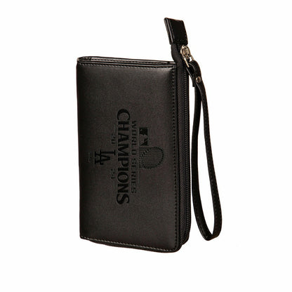 Team Sports America Essential - Los Angeles Dodgers Wristlet Wallet, Black, SC24 Champions