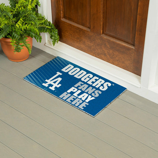 Team Sports America Signature - Los Angeles Dodgers Fan Mat, 28"x16"
