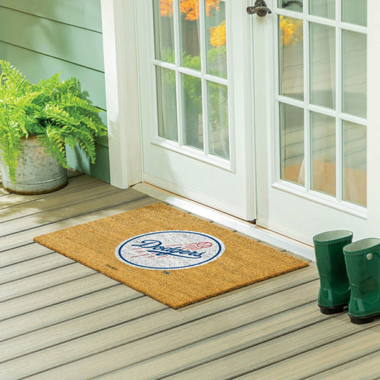 Team Sports America Signature - Los Angeles Dodgers Large Full Color Coir Mat, 36"x24"