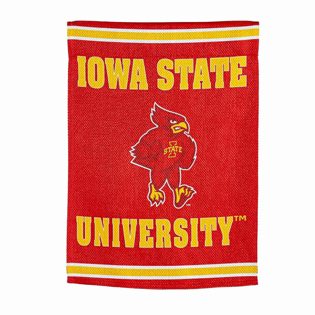 Team Sports America Recommended - Embossed Suede Flag, GDN Size, Iowa State University