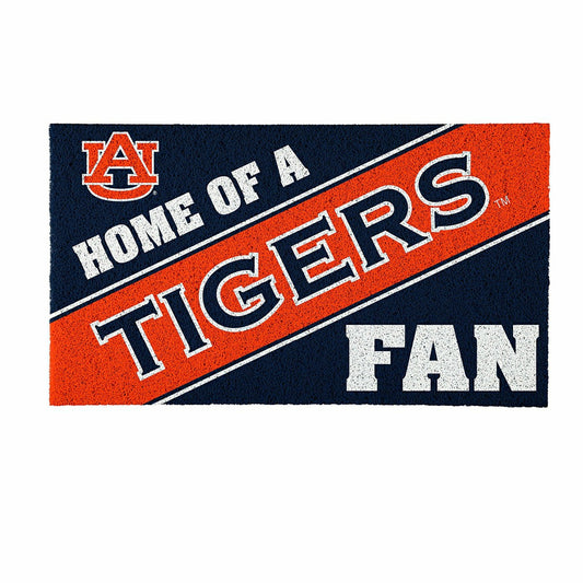 Team Sports America Recommended - Auburn University, PVC Mat COLOR, Home of a Fan