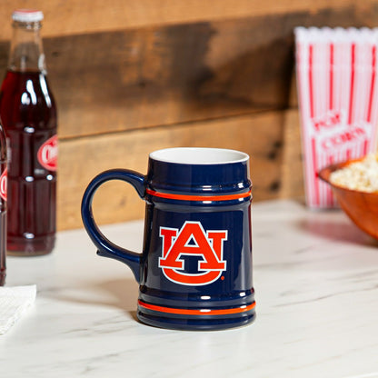 Team Sports America Exclusive - Auburn University Ceramic Stein Cup, 24oz