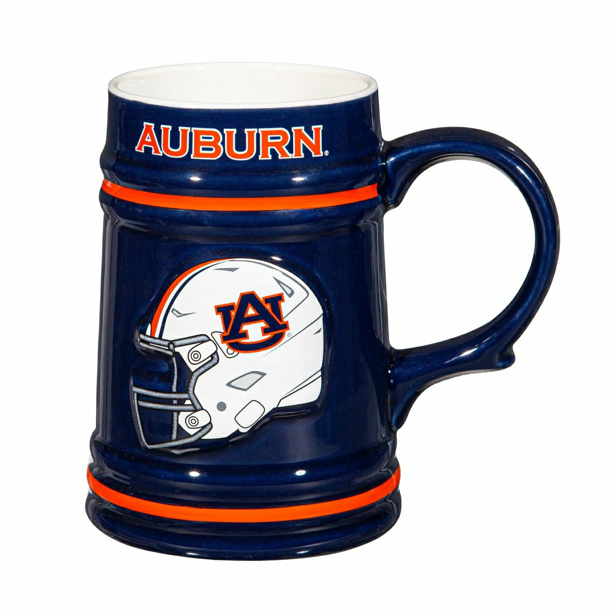Team Sports America Exclusive - Auburn University Ceramic Stein Cup, 24oz