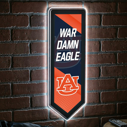 Team Sports America Exclusive - LED Wall Decor, Pennant, Auburn University