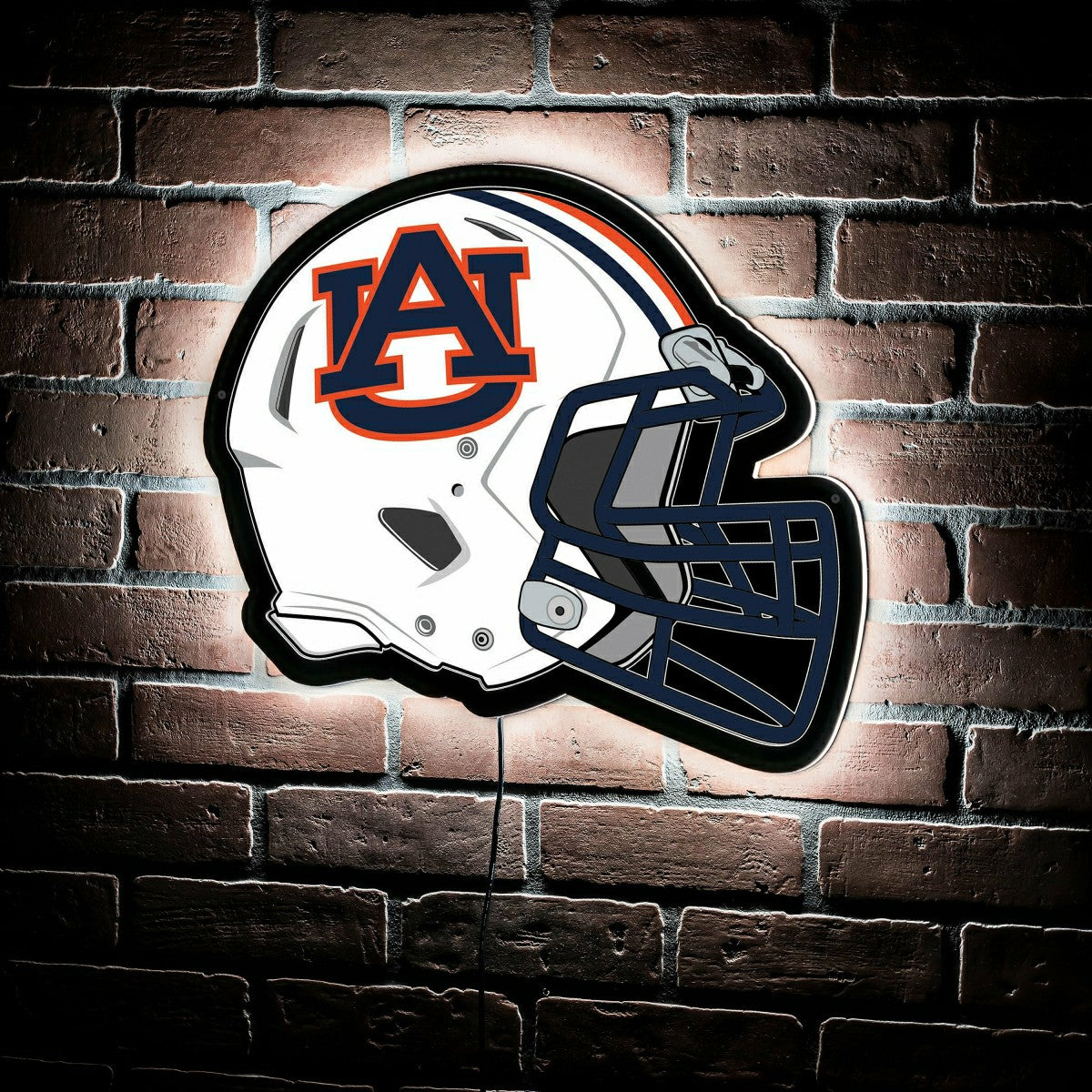 Team Sports America Classic - LED Wall Decor, Helmet, Auburn University