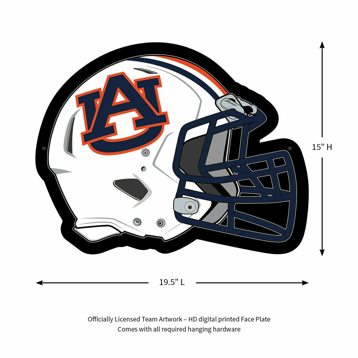 Team Sports America Classic - LED Wall Decor, Helmet, Auburn University