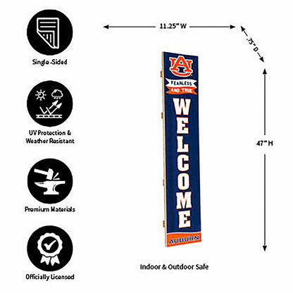Team Sports America Essential - Auburn University Large Single Sided Leaner, 46"