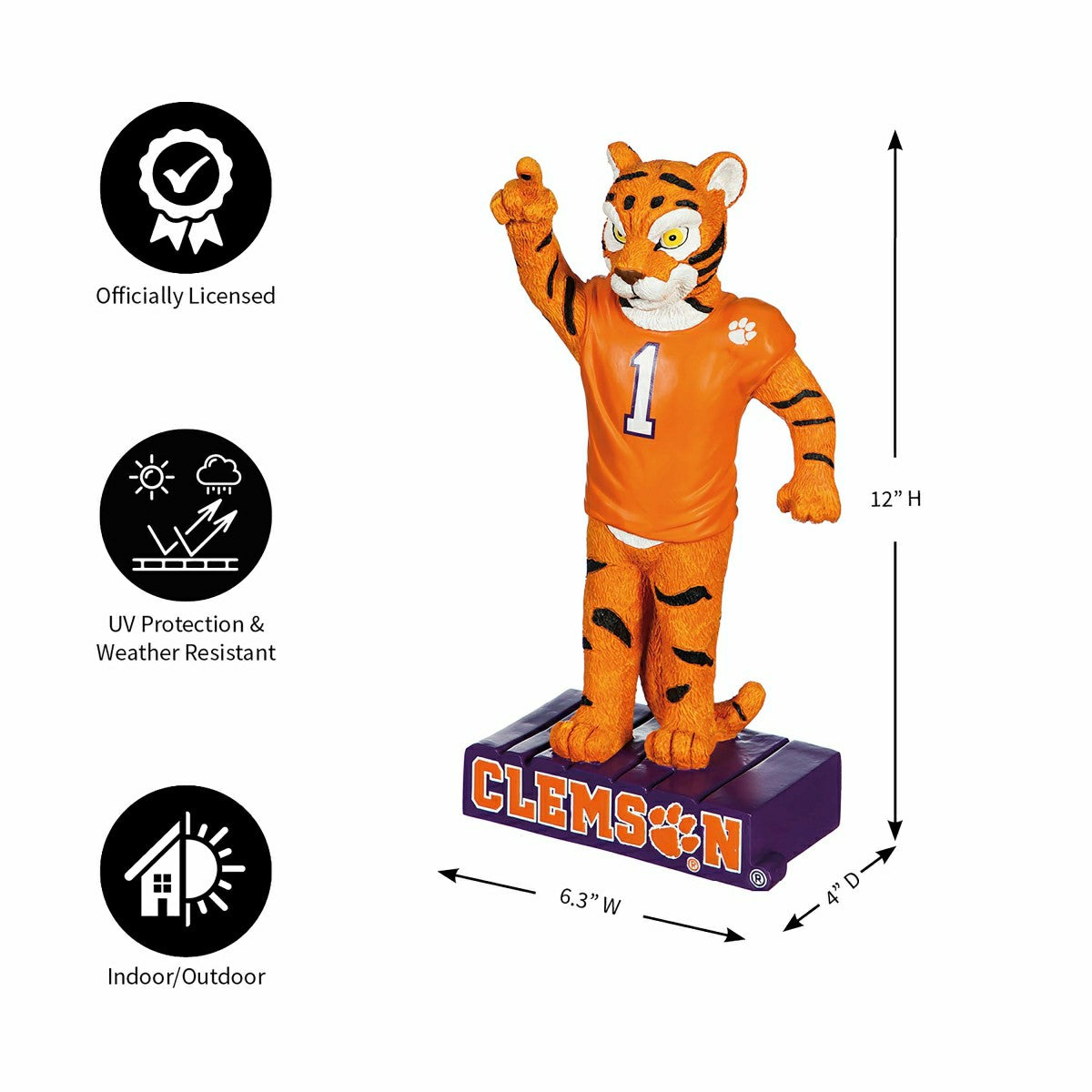 Team Sports America Value - Clemson University, Mascot Statue