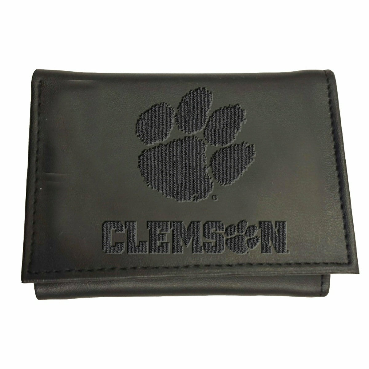 Team Sports America Exclusive - Clemson University, Tri-Fold Wallet, Black