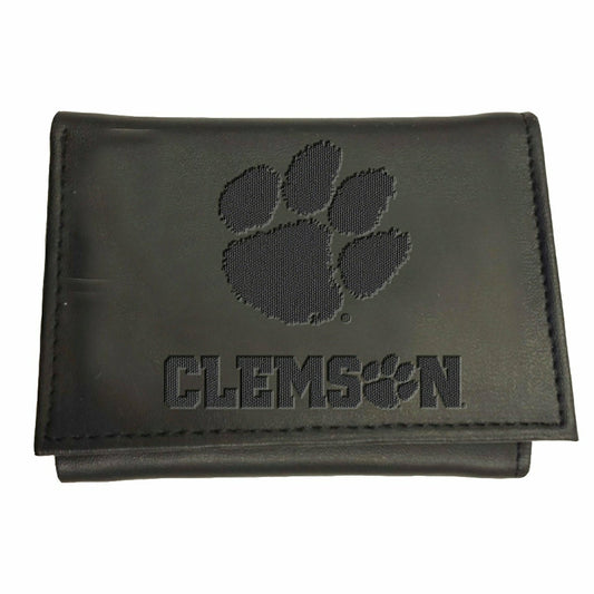 Team Sports America Exclusive - Clemson University, Tri-Fold Wallet, Black