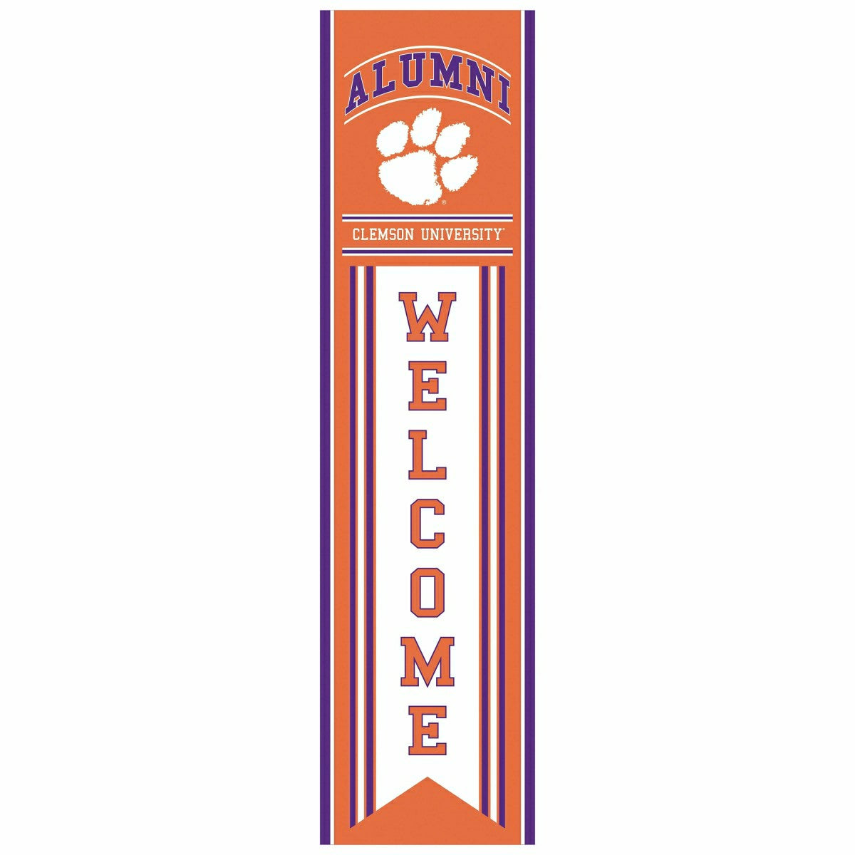 Team Sports America Best Seller - Clemson University Alumni Single Sided Large Leaner, 46"
