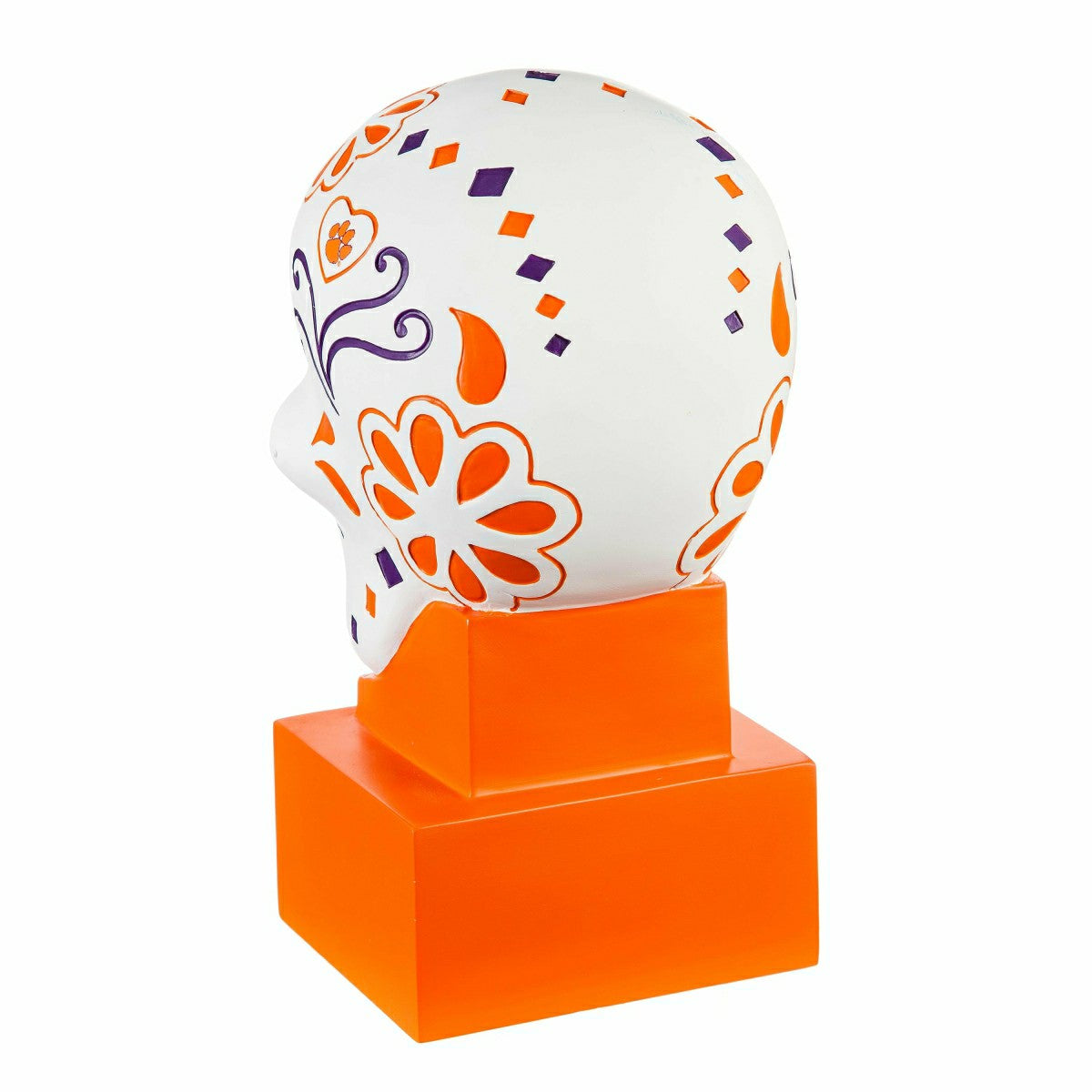 Team Sports America Recommended - Clemson University Sugar Skull Statue