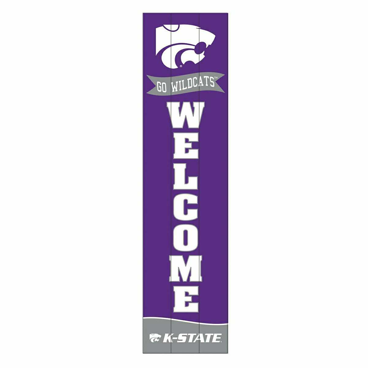 Team Sports America Classic - Kansas State University Large Single Sided Leaner, 46"