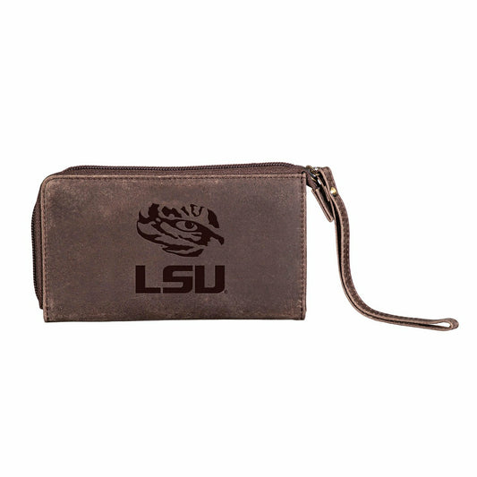 Team Sports America Best Seller - Wristlet Wallet, Brown, Louisiana State University
