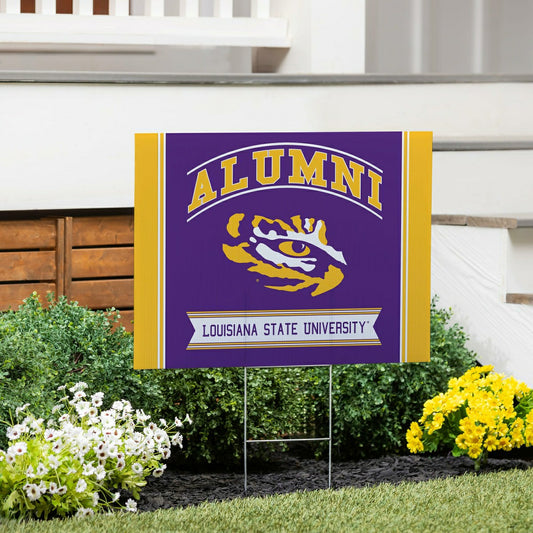 Team Sports America Best Seller - Louisiana State University Coroplast Yard Sign Alumni