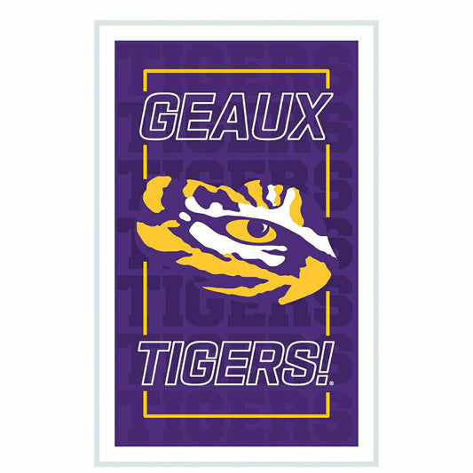 Team Sports America Everyday - Louisiana State University College Rectangle Neolite LED Decor