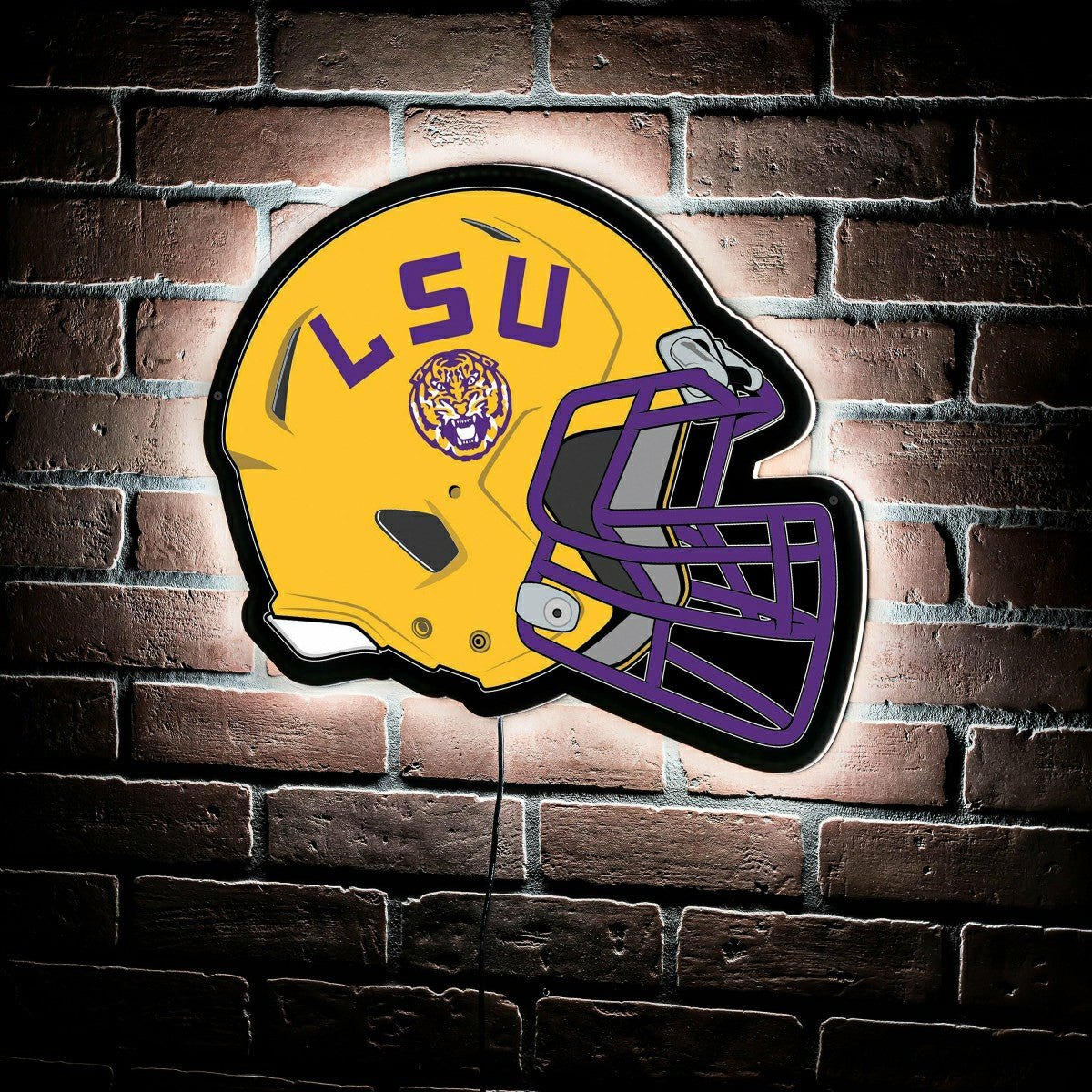 Team Sports America Value - LED Wall Decor, Helmet, Louisiana State University