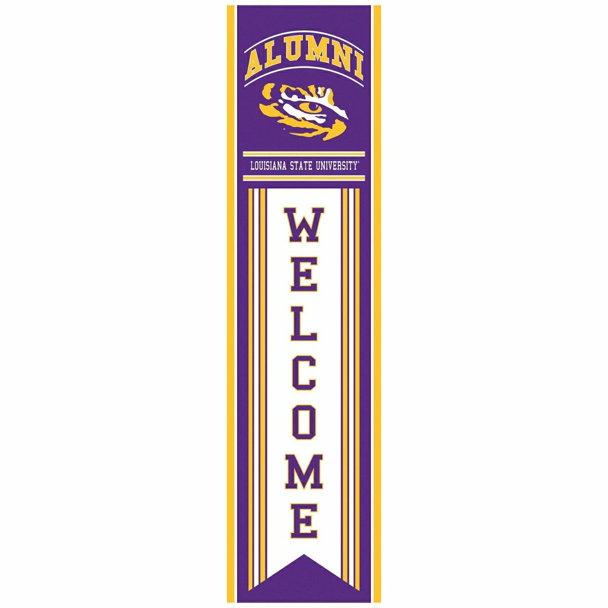 Team Sports America Recommended - Louisiana State University Alumni Single Sided Large Leaner, 46"