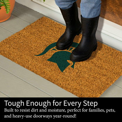 Team Sports America Signature - Coir Mat, 16"x28", Michigan State University