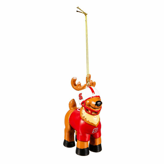 Team Sports America Everyday - Reindeer Player Ornament, North Carolina State University