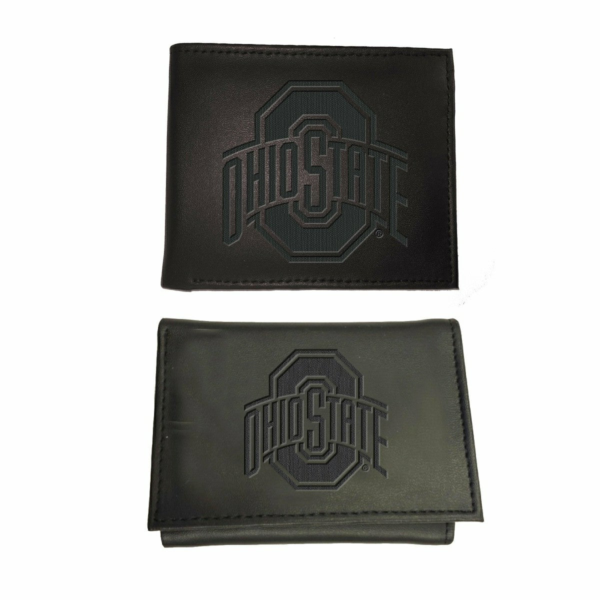 Team Sports America Recommended - Ohio State University, Bi-Fold and Tri-Fold Wallet Gift Set, Black
